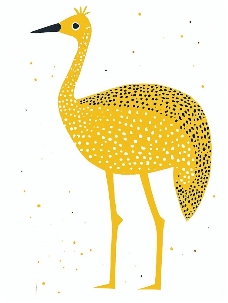 Yellow Ostrich 2
