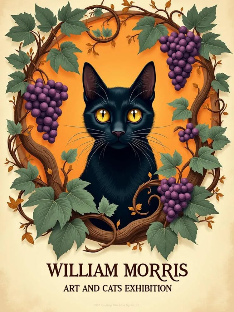 William Morris And Cats Exhibition 1