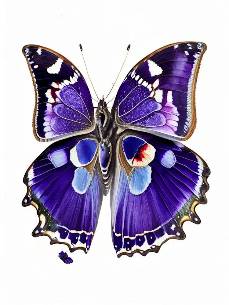 Purple Emperor Butterfly Decoupage 2