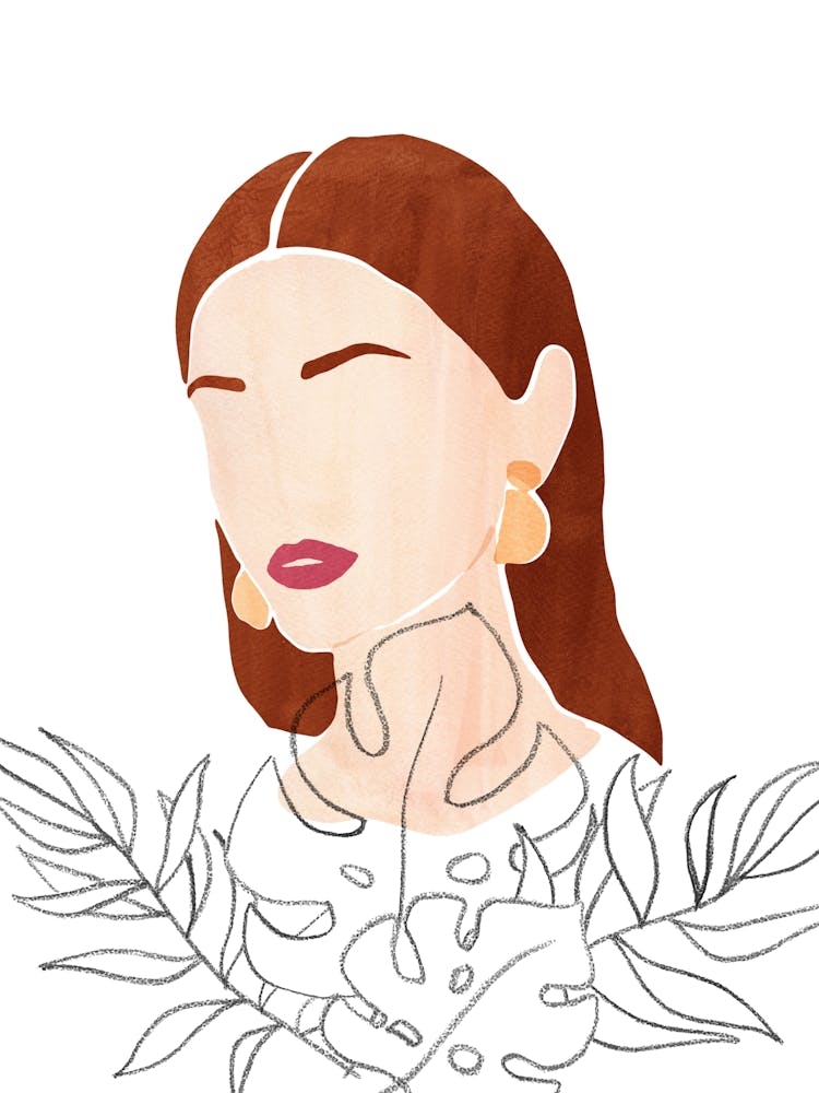 Illustration Of A Woman