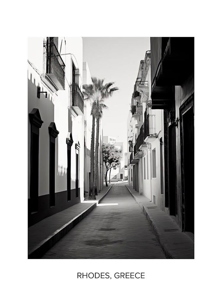 Poster Of Seville, Spain, Photography In Black And White 3