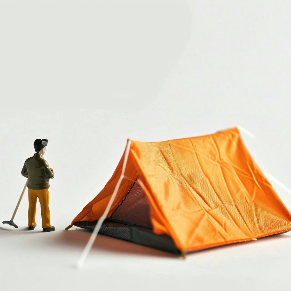Man With A Tent