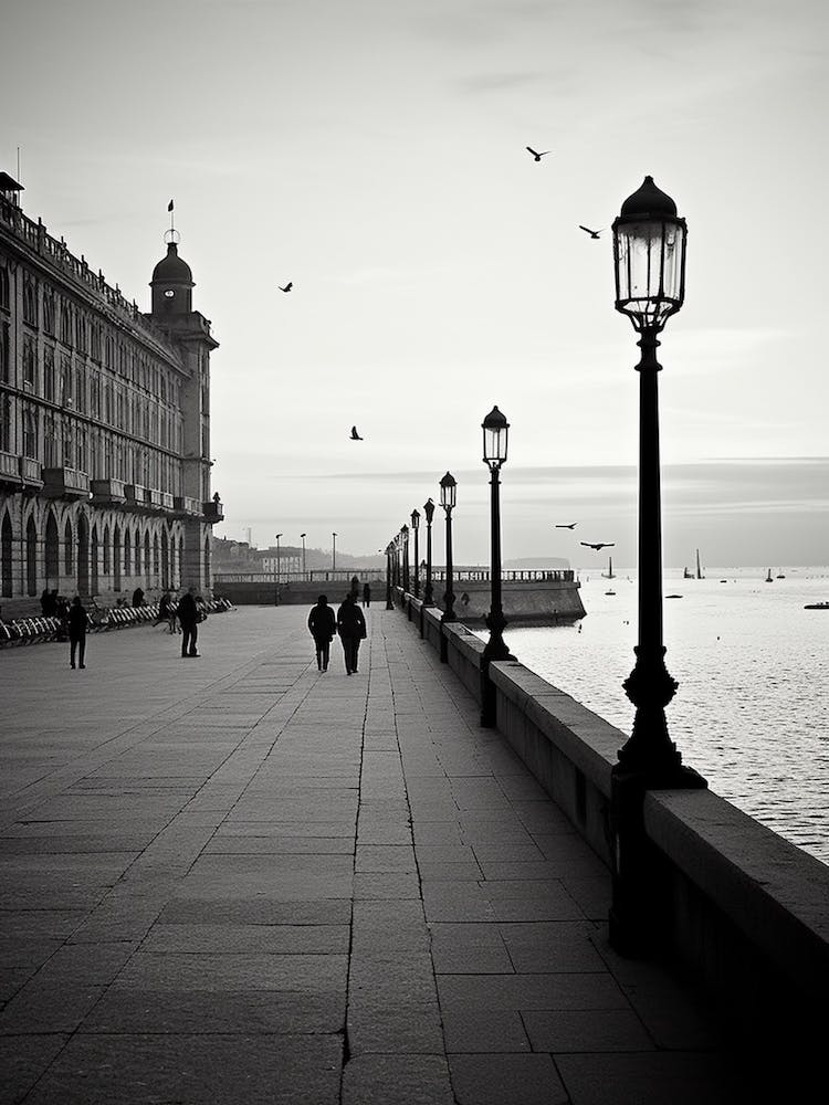 Trieste, Italy,  Black And White Analogue Photography  3