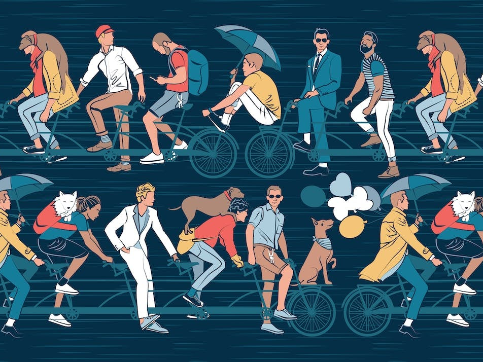 Brotherly riding the world together // brotherhood