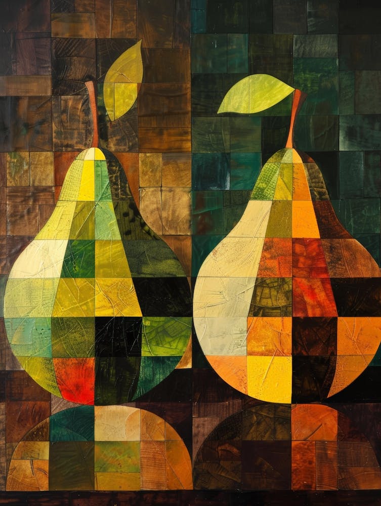 Two Pear Paintings