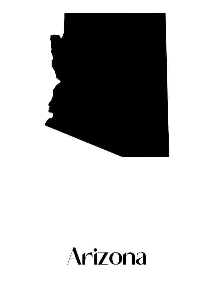 Arizona State Silhouette city.
