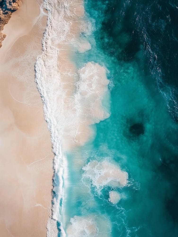 Aerial View Of A Beach 63