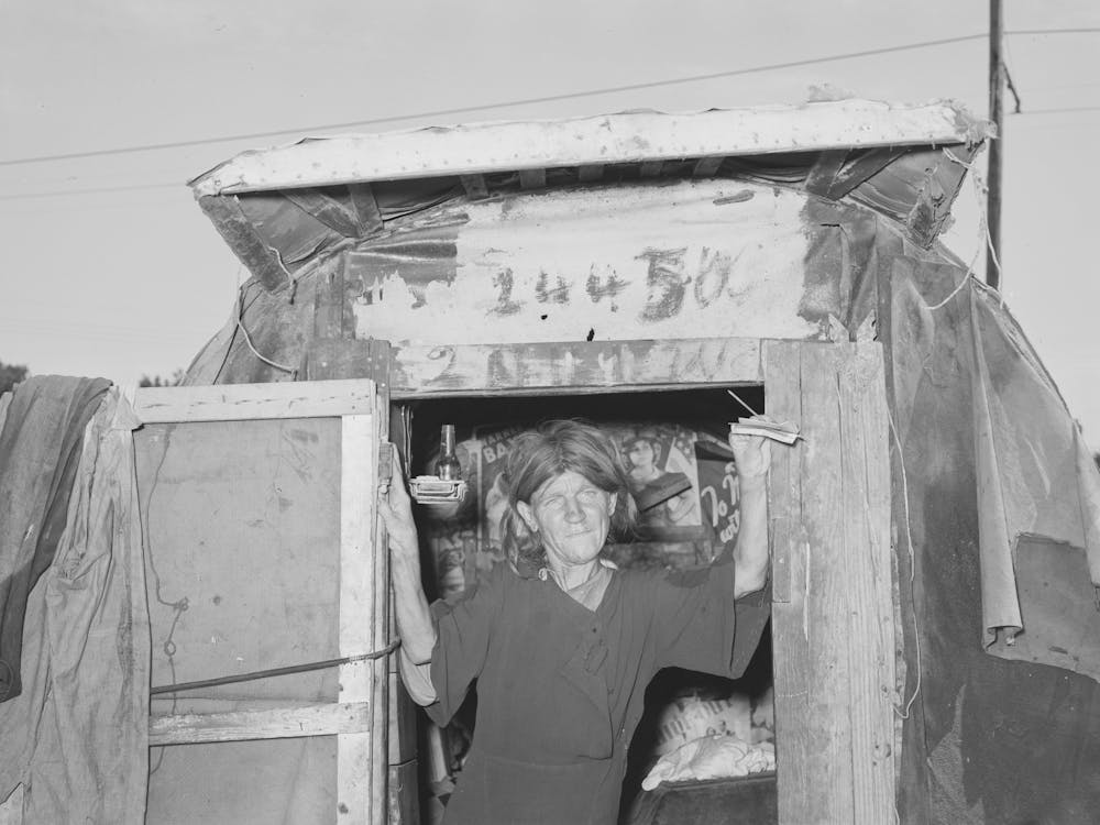 Woman Living In Camp Near Mays Avenue, Oklahoma City, Oklahoma, See 33965 And General Caption No, 21 By