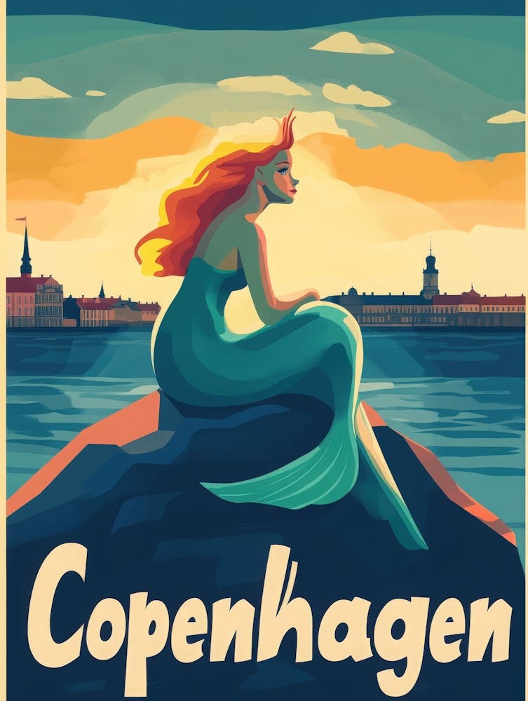 Aihrgdesign A Retro Travel Poster For Copenhagen Featuring Th 8a327d0a Bed3 43fd Aa53 E92c04390af2 1