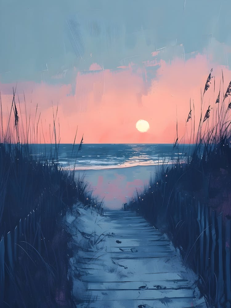 Sunset At The Beach 1