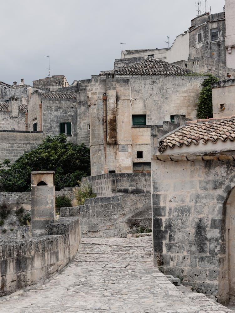 Old Town In Matera, Italy