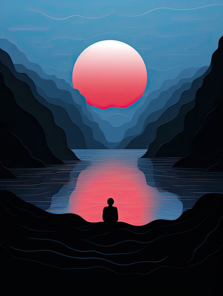 Sunset In The Mountains, Loneliness