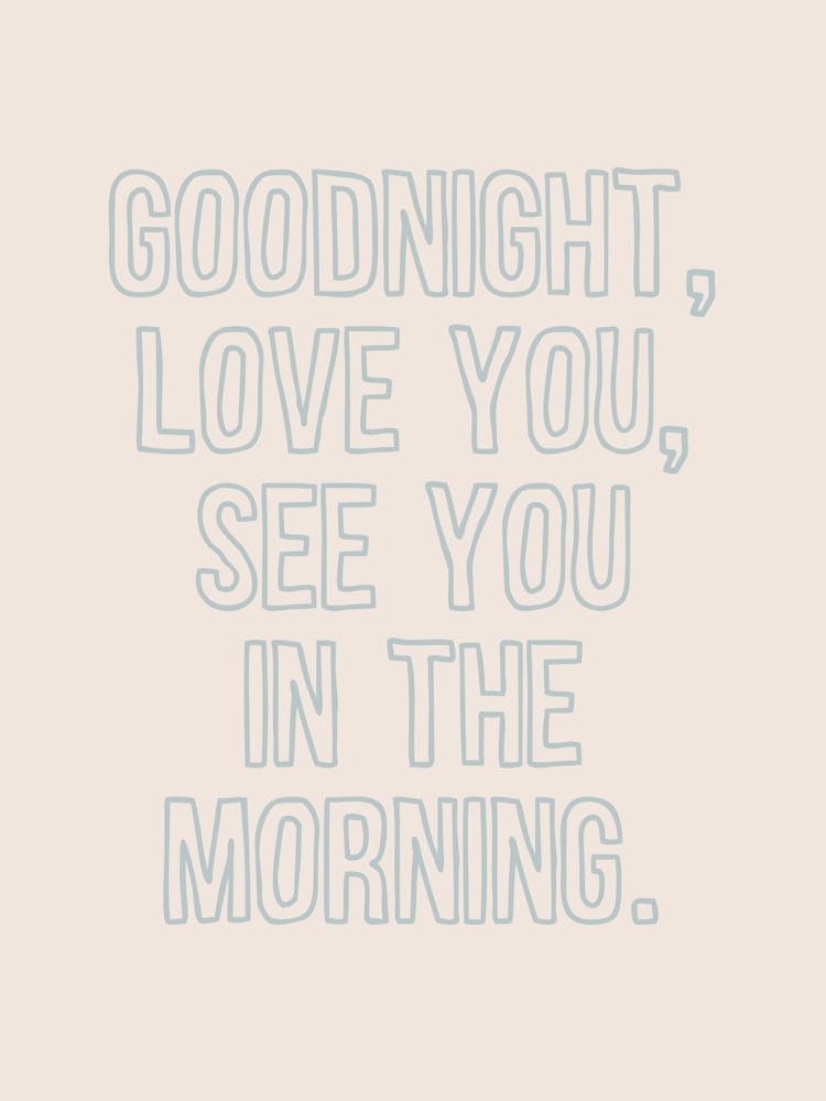 Goodnight Blue Nursery