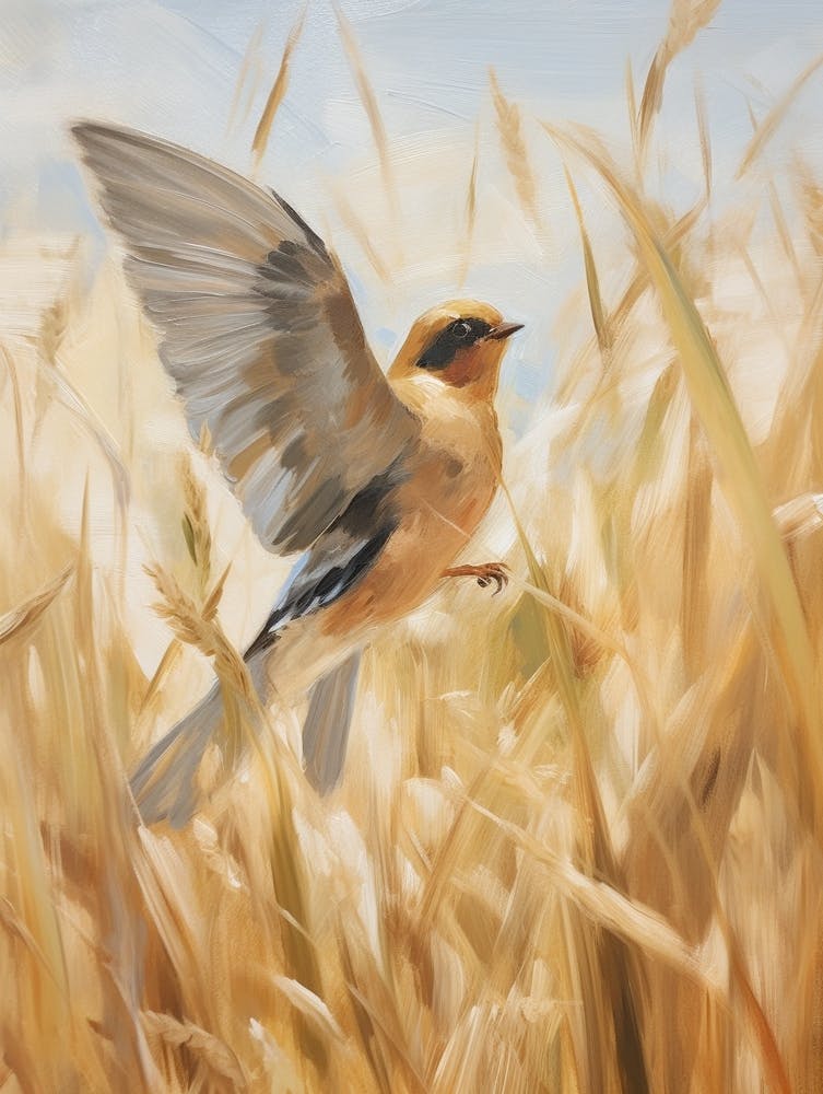Bird Painting Barn Swallow 2