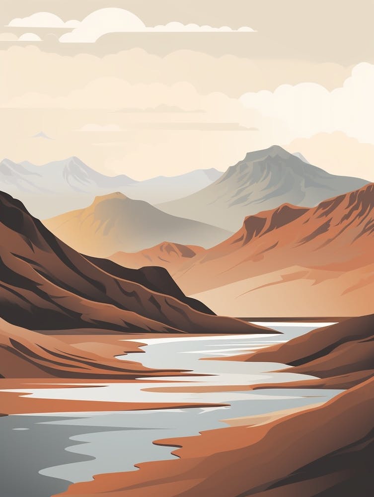 Laugavegur Iceland 4 - Paysage de Sentier de Randonnée