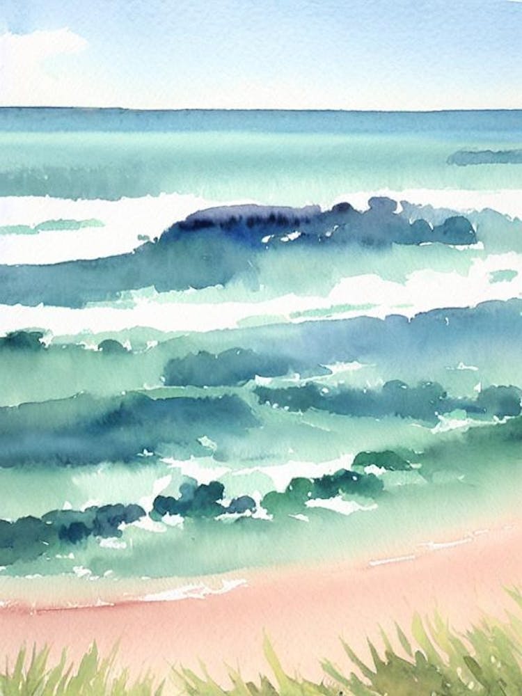 Greens Pool 2, Australien Aquarell