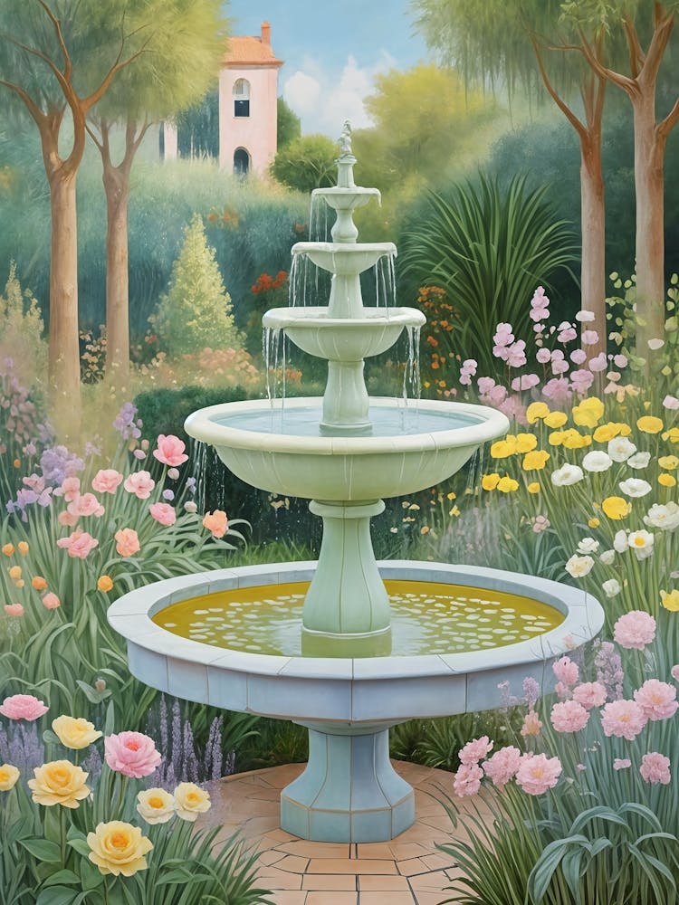 Fountain In The Garden no4