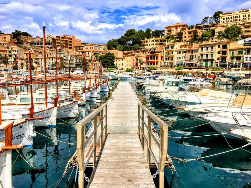 Marina And Clouds in Mallorca (Spain Series)