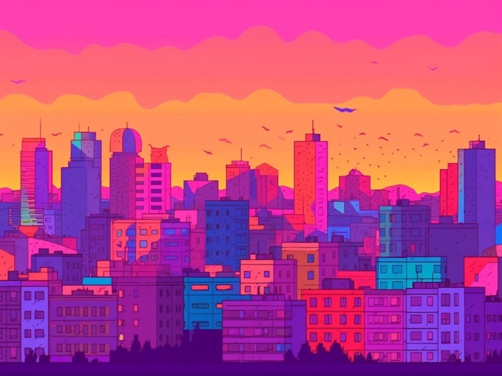 Bucharest Skyline