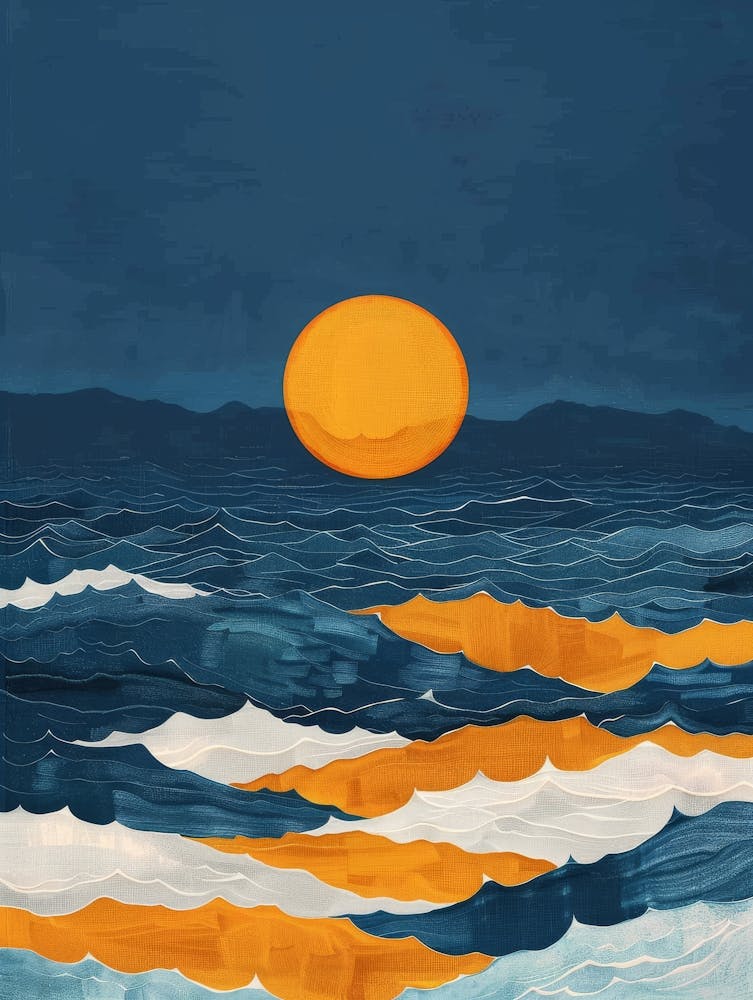 Sunset Over The Ocean 30