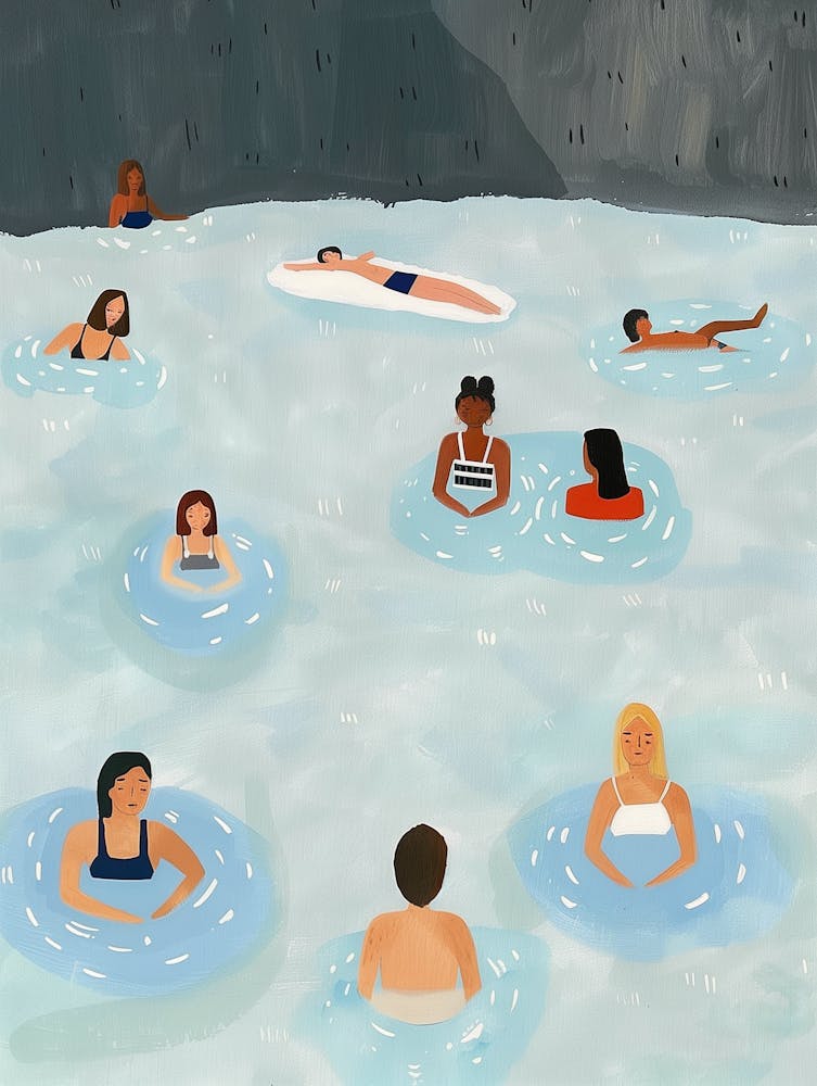 People In The Hot Springs 1