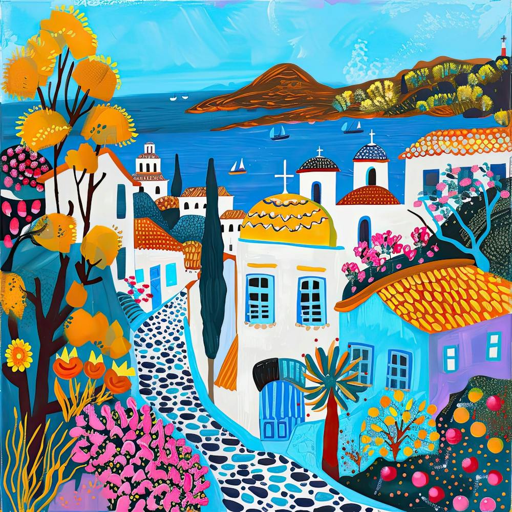 Illustration de Voyage Pour Enfants Grèce 2