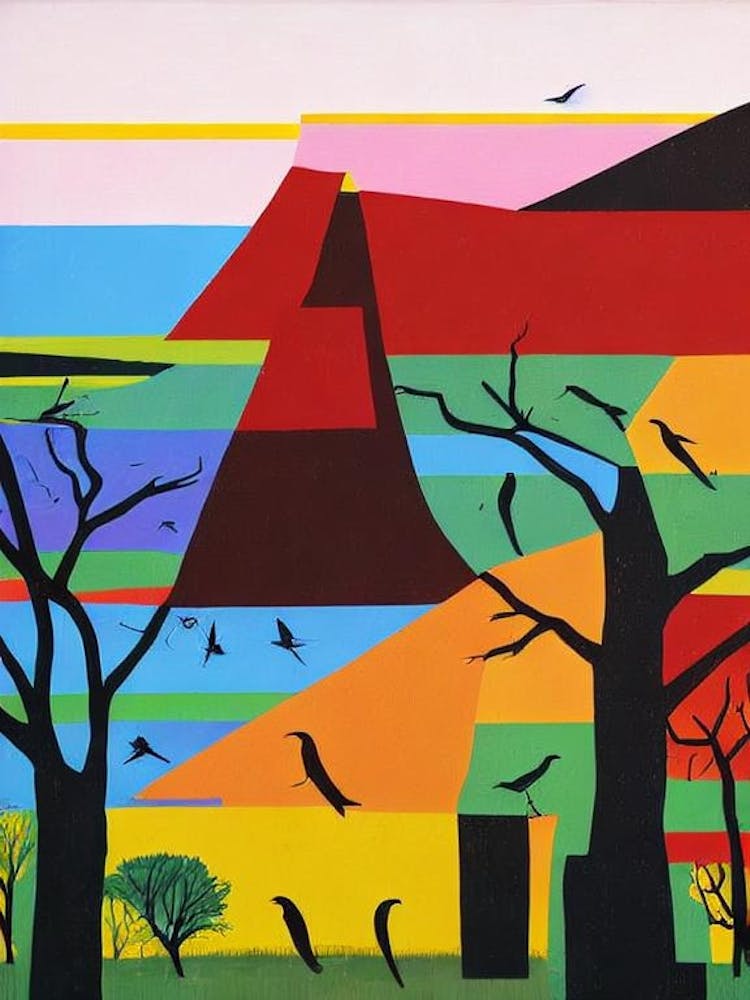 Etosha National Park Namibia Abstract Colourful