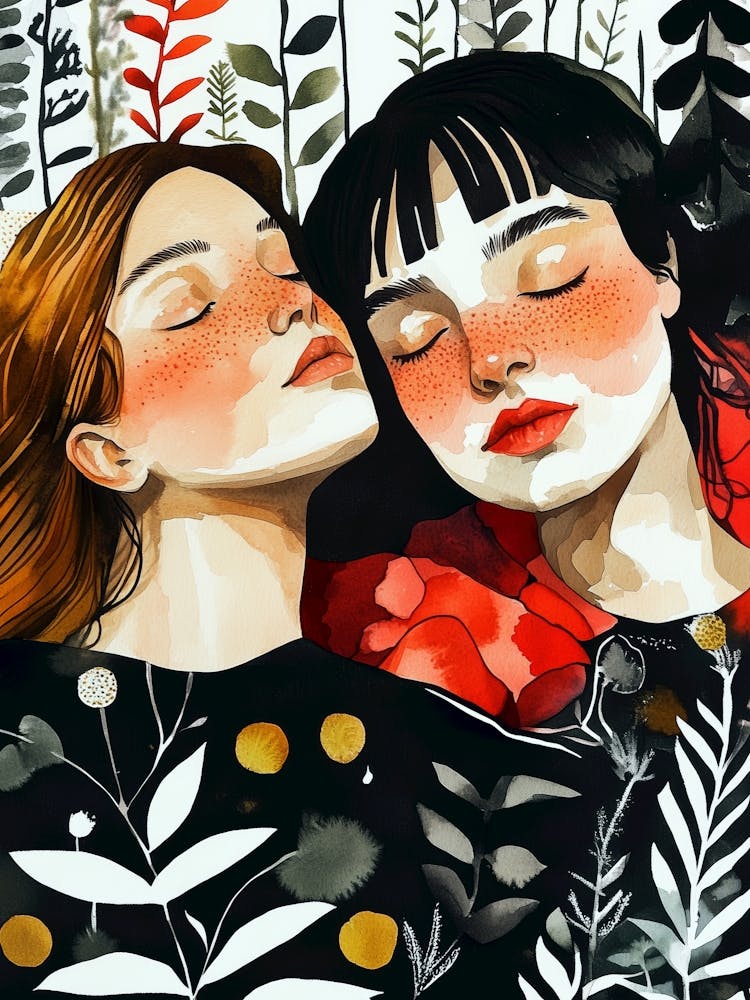 Two Girls Sleeping