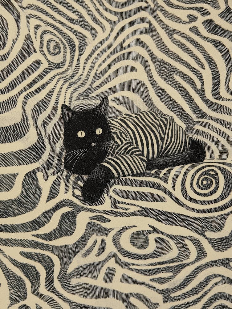 Chat Zébré 1