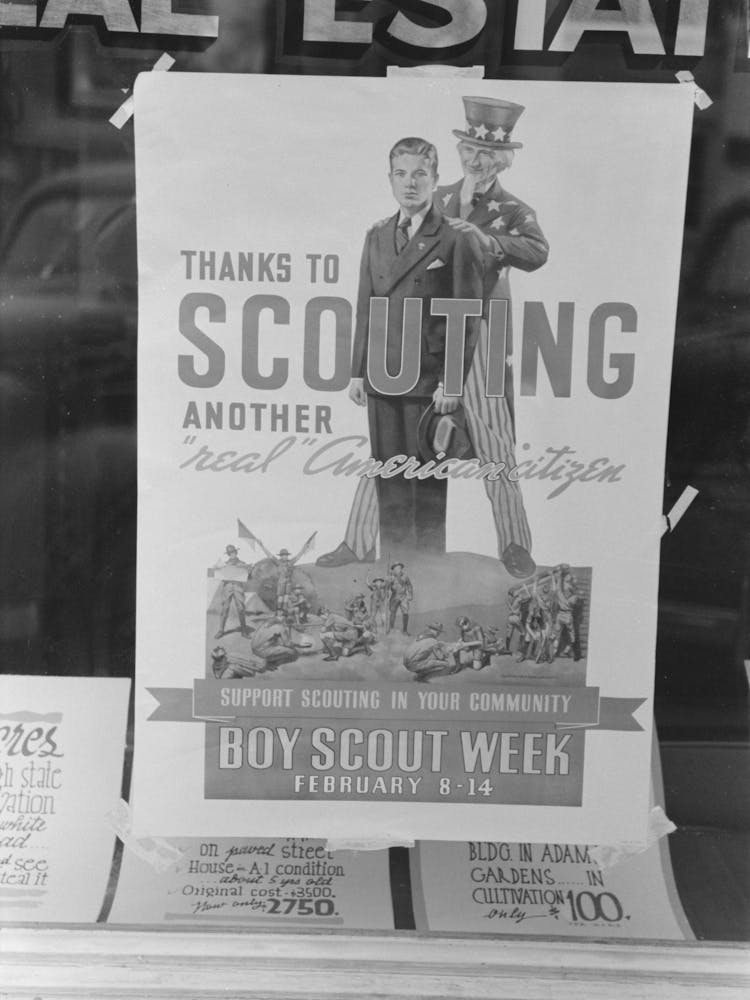 Affiche Dans La Vitrine D'une Agence Immobilière, Harlingen, Texas Par Russell Lee