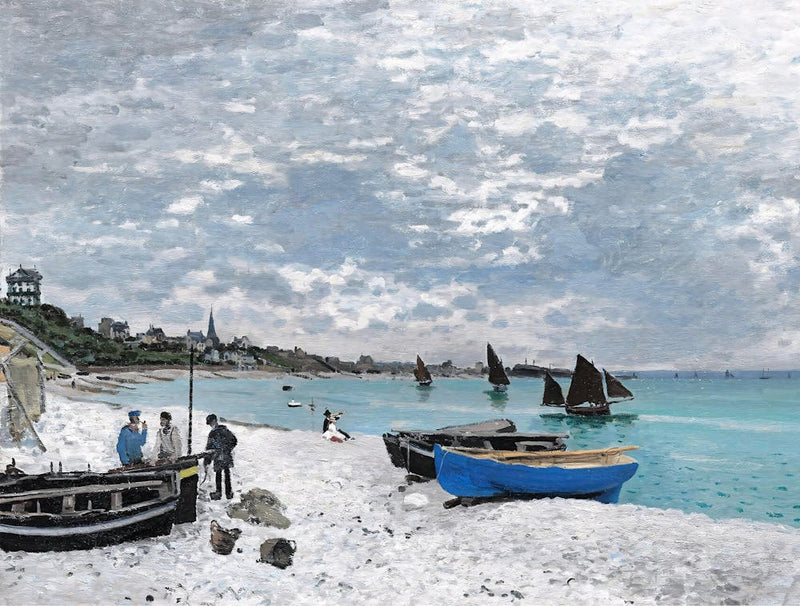 Claude Monet At The Beach