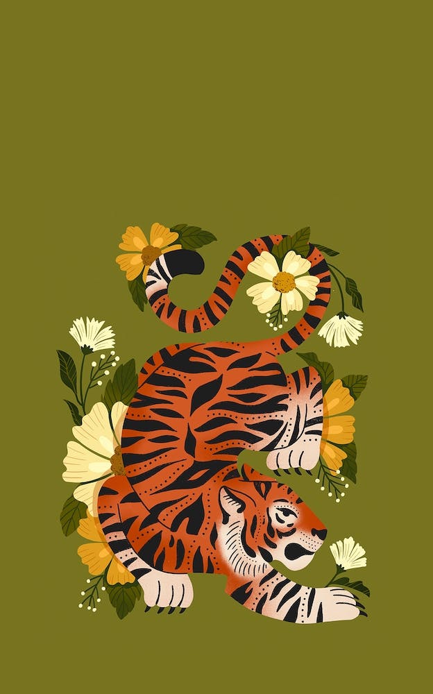 Fierce Tiger Florals