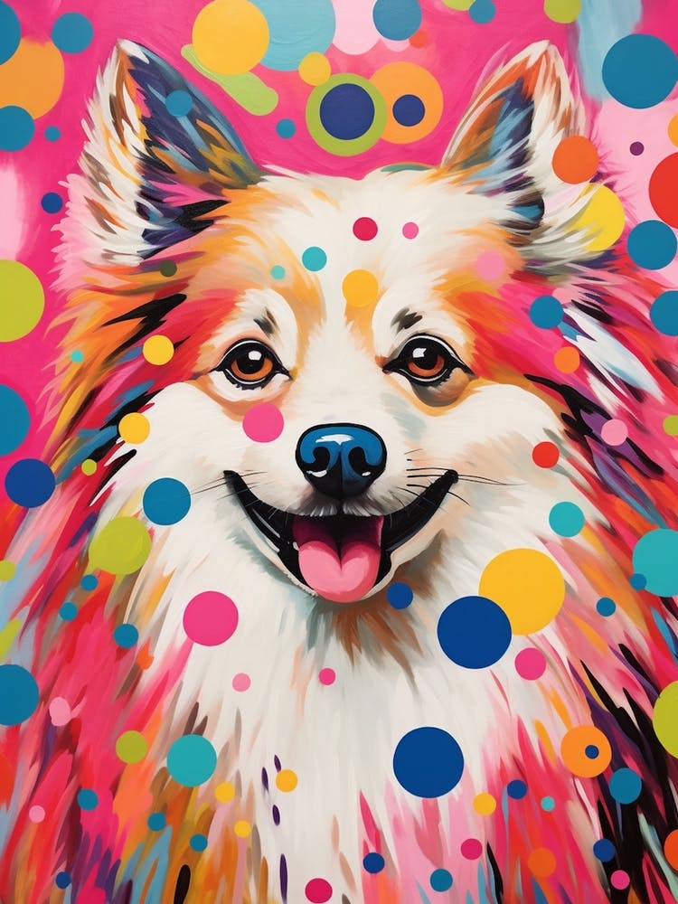 Pop Art Dotty Pomeranian