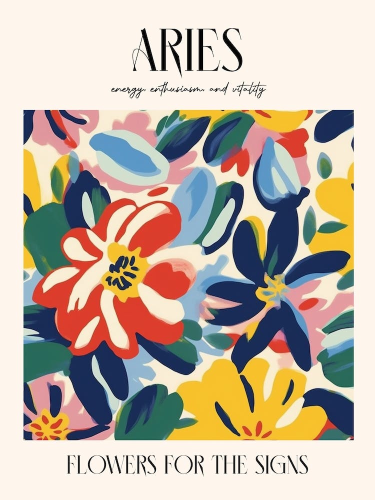Flowers For The Signs Aries 1 Zodiac Sign