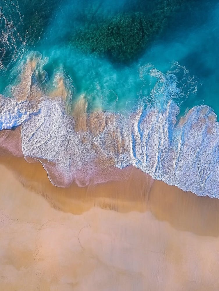 Aerial View Of A Beach 140