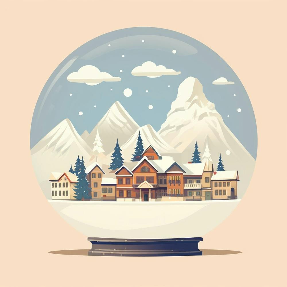 Zermatt Schweiz Schneekugel