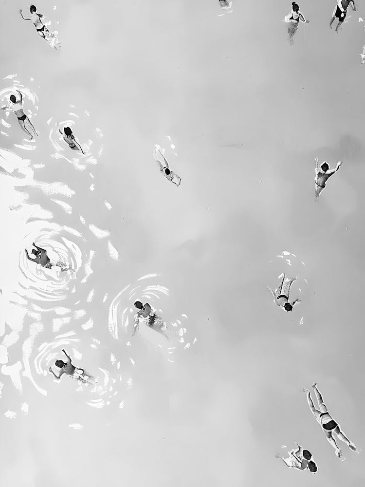 People Swimming In The Water