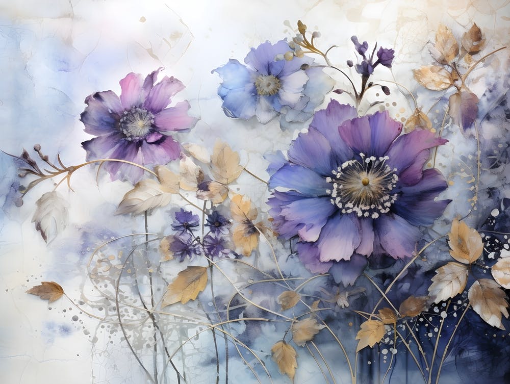 Vintage Moody Flowers 13