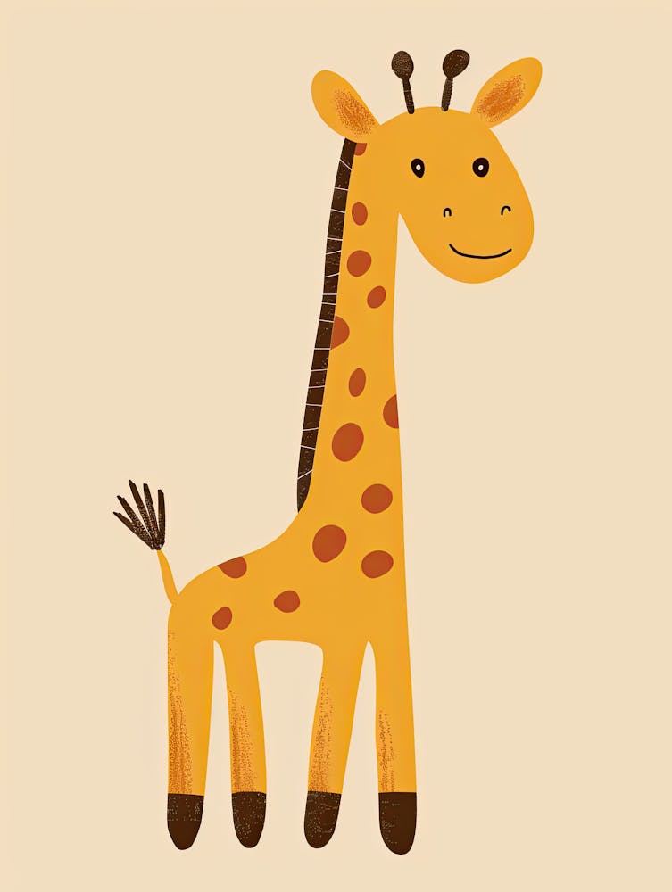 Happy Jungle Friend Children Prints & Kids Posters