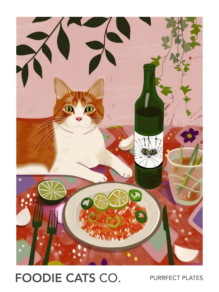 Foodie Cats Co Cat And Mexican Food 1
