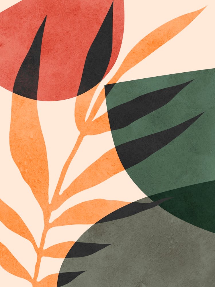 Botanical and tropical floral A