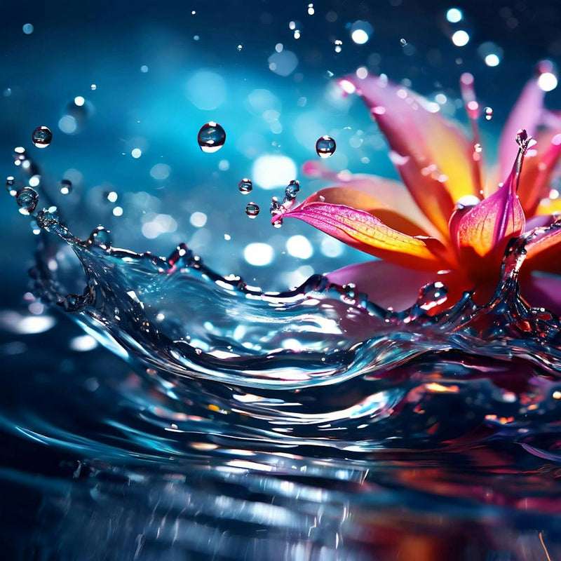 Water Splashing Flower 1