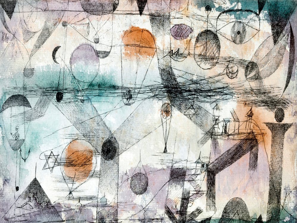 In The Realm Of Air (1917), Paul Klee