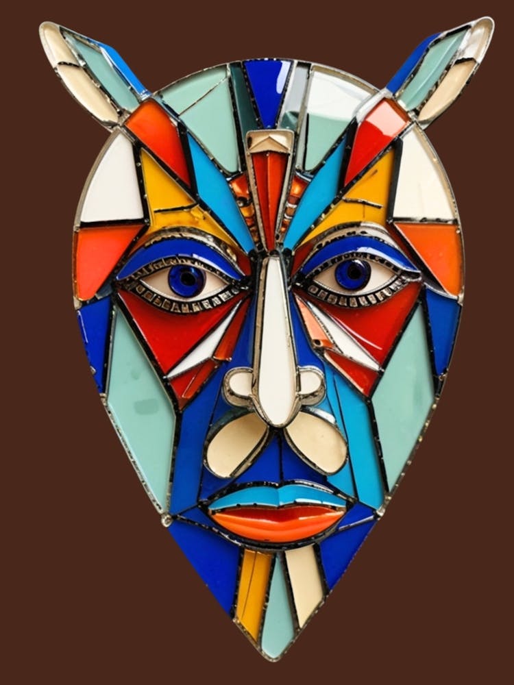 Mosaikmaske