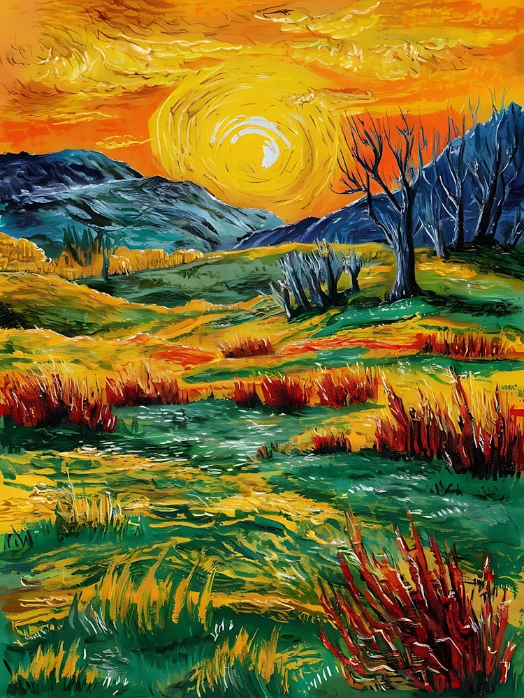 Sunset In The Meadow 3