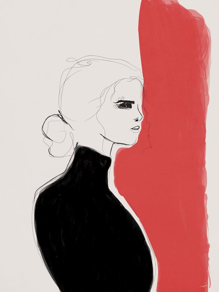 Fashion Girl in Black