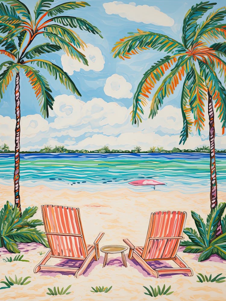 Cable Beach, Sydney, Australia, Matisse And Rousseau Style 2