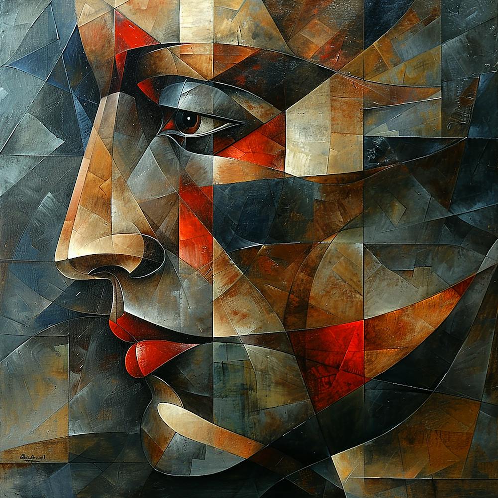 Abstract Of A Woman'S Face 6