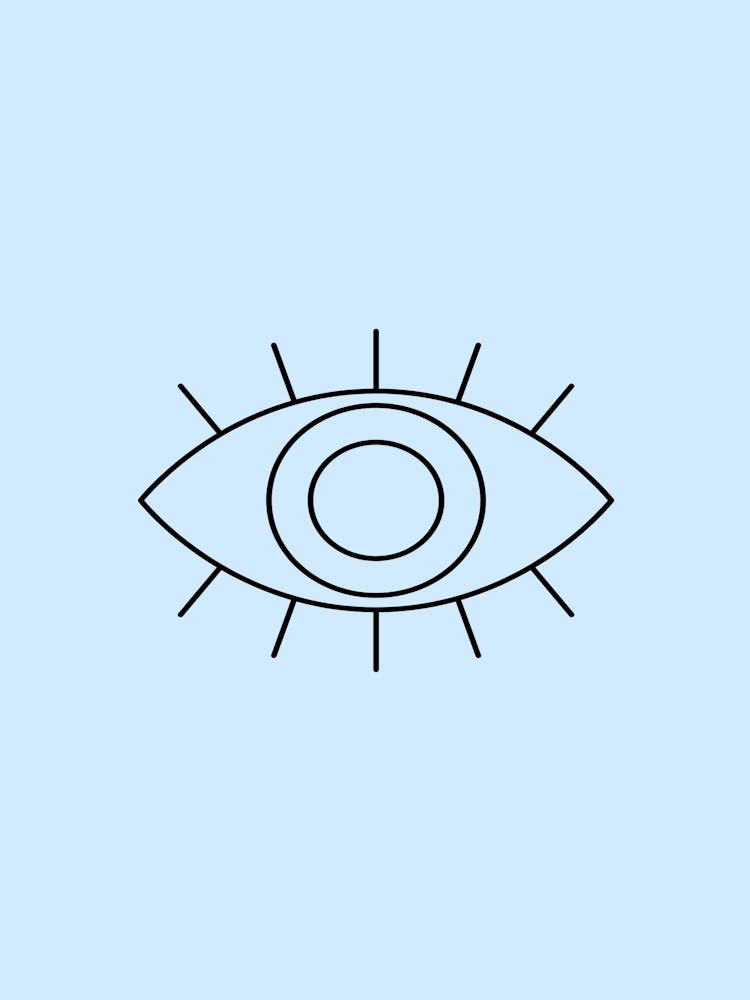 Augen-Symbol Vektorillustration
