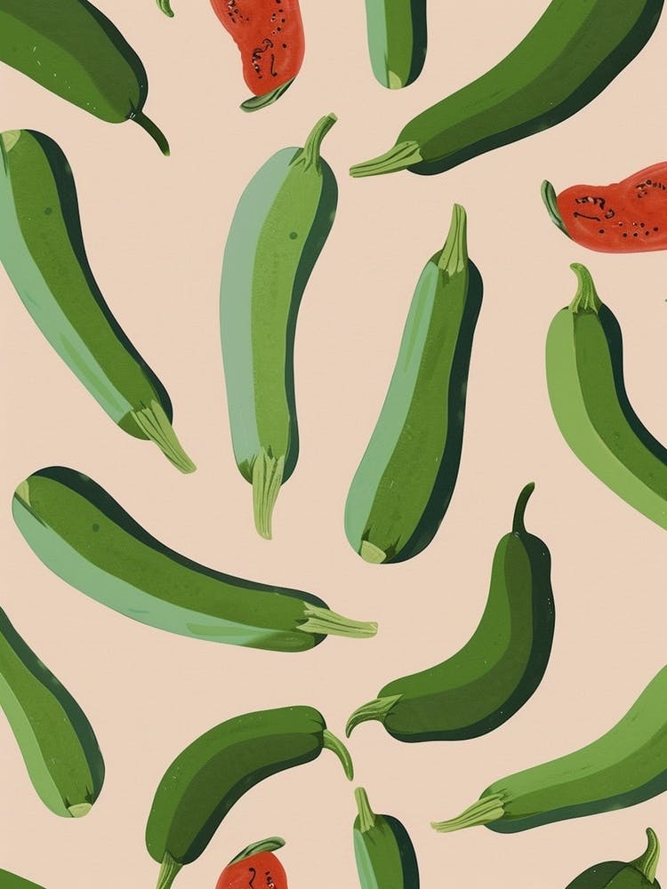 Courguette Abstract Pattern 3